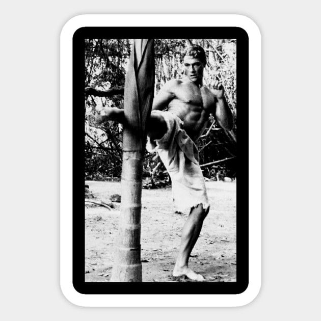 JEAN CLAUDE VAN DAMME JCVD - CLASSIC MOVIE Sticker by Diyutaka